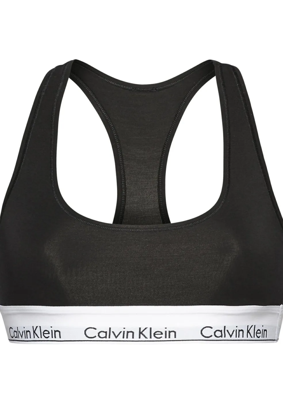 Calvin Klein dames Modern Cotton bralette top, ongevoerd, zwart