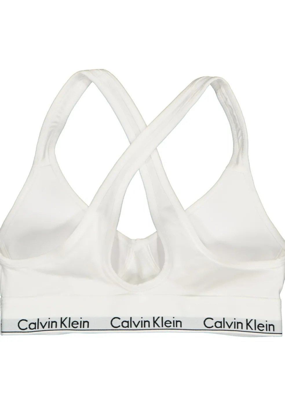 Calvin Klein dames Modern Cotton bralette top, met voorgevormde cups, wit