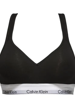 Calvin Klein dames Modern Cotton bralette top, met voorgevormde cups, zwart