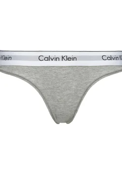 Calvin Klein dames Modern Cotton string, grijs