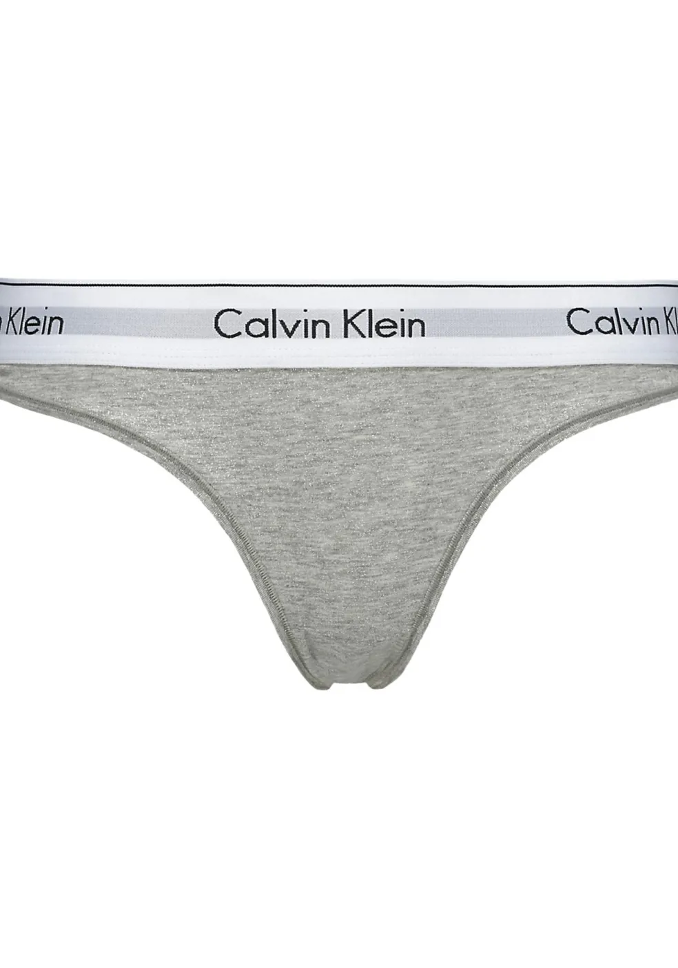 Calvin Klein dames Modern Cotton string, grijs