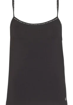Calvin Klein dames ONE Cotton spaghetti tops (2-pack), zwart