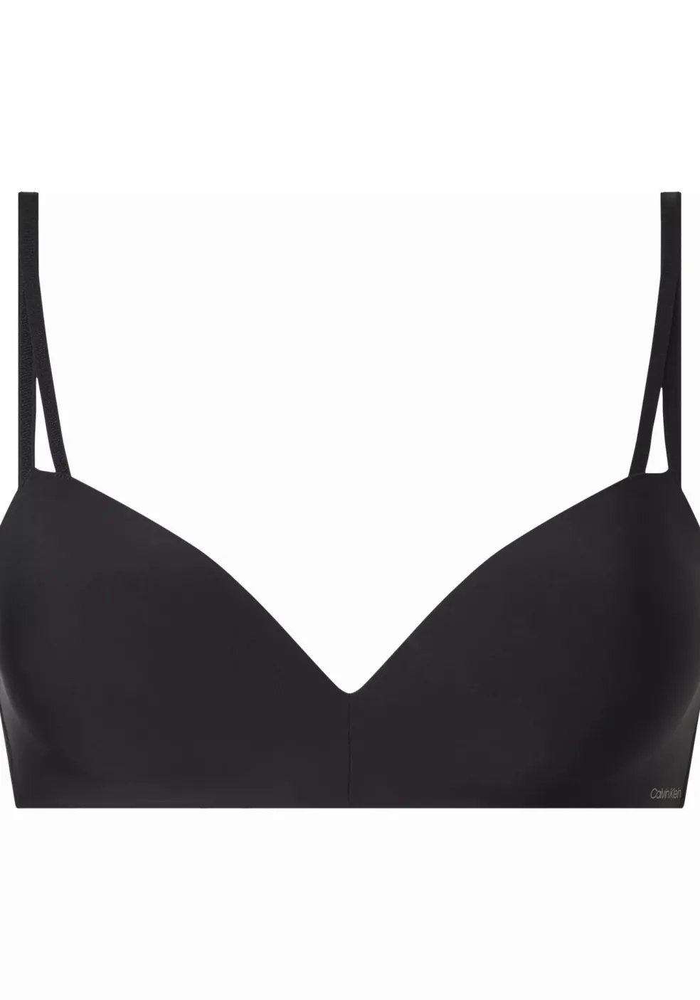 Calvin Klein dames Seductive Comfort wirefree push-up bra, T-shirt BH, zwart