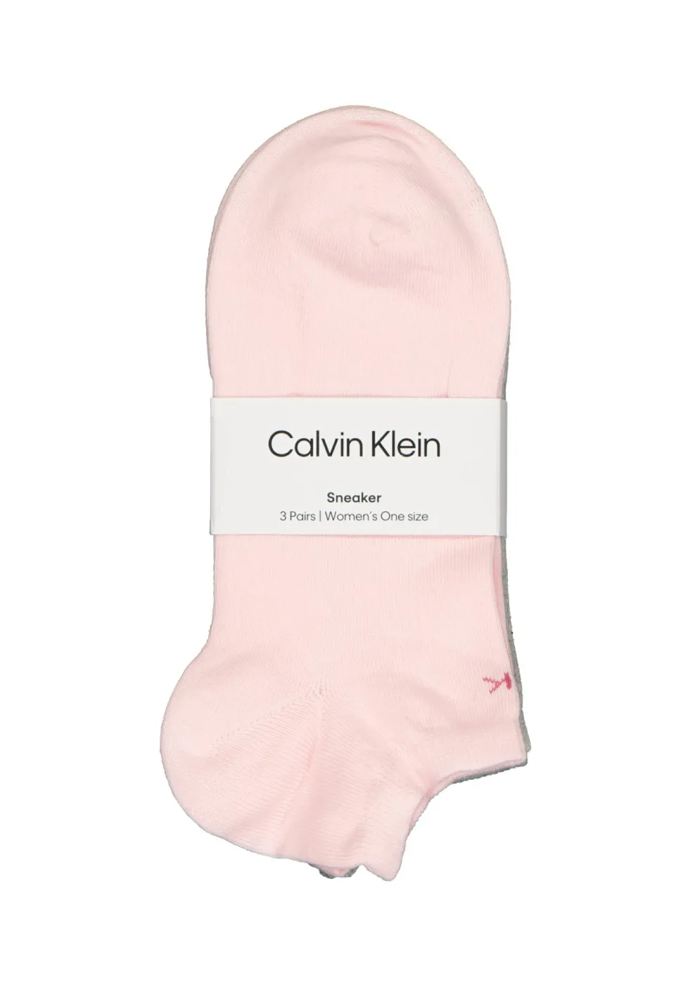 Calvin Klein damessokken Chloe (3-pack), enkelsokken, beige, roze en grijs