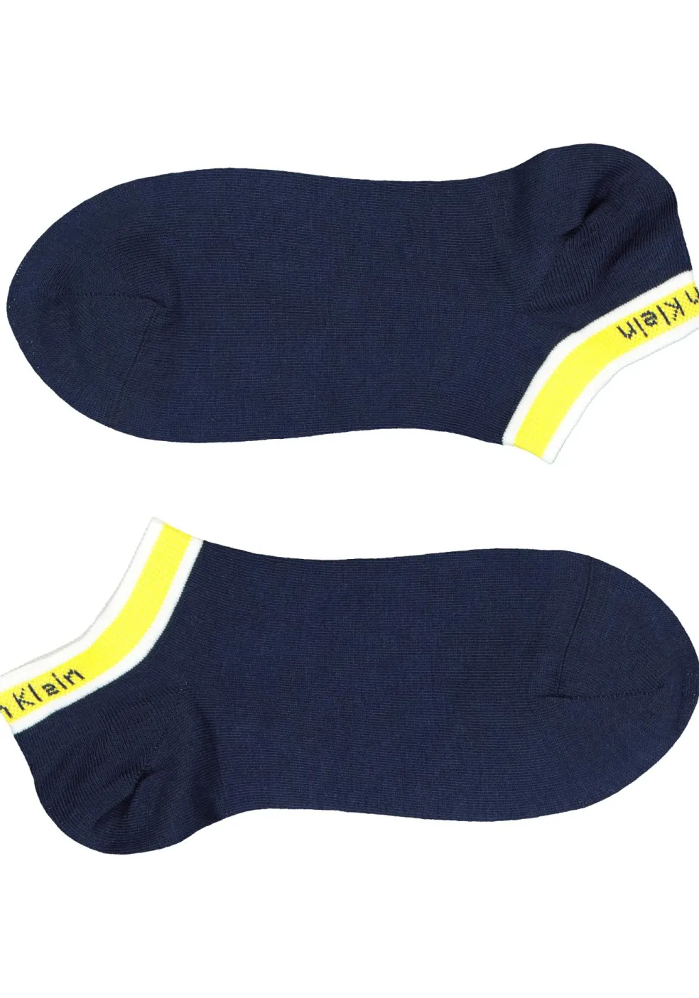 Calvin Klein damessokken Spencer (2-pack), enkelsokken logo boord, blauw