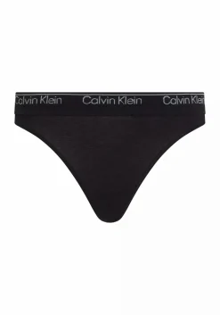 Calvin Klein dames thong (1-pack), string, zwart