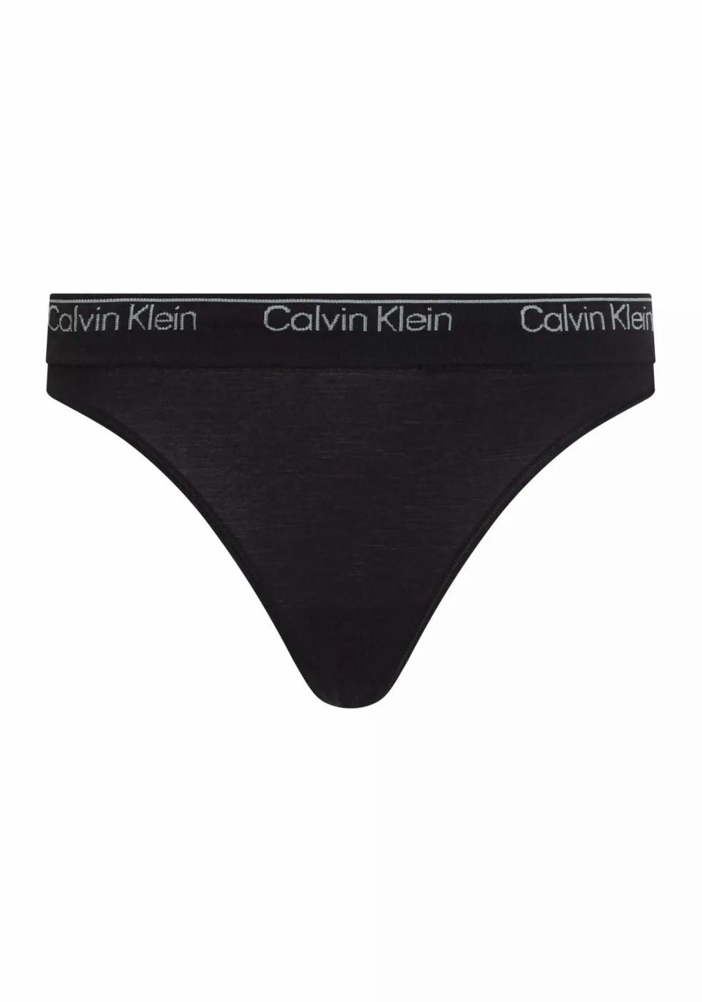 Calvin Klein dames thong (1-pack), string, zwart