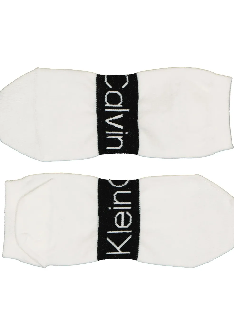 Calvin Klein herensokken Dirk (2-pack), enkelsokken, wit en grijs met logo