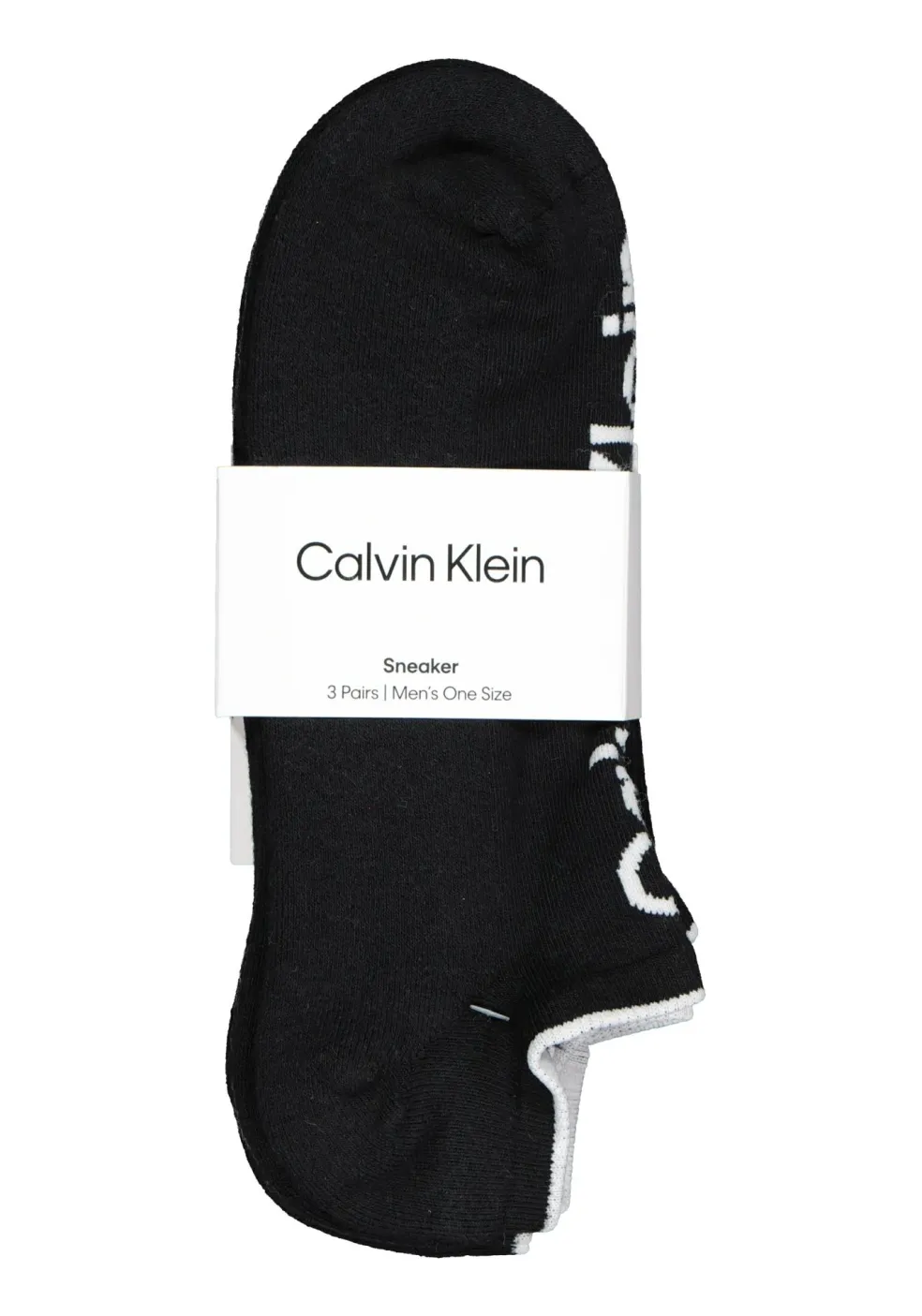 Calvin Klein herensokken Grant (3-pack), onzichtbare lage sportsokken, zwart