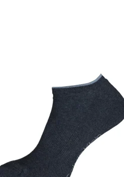 Calvin Klein herensokken Grant (3-pack), onzichtbare lage sportsokken, drie tinten jeansblauw