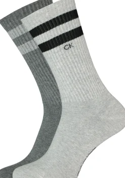 Calvin Klein herensokken Maurice (2-pack), licht- en donkergrijs