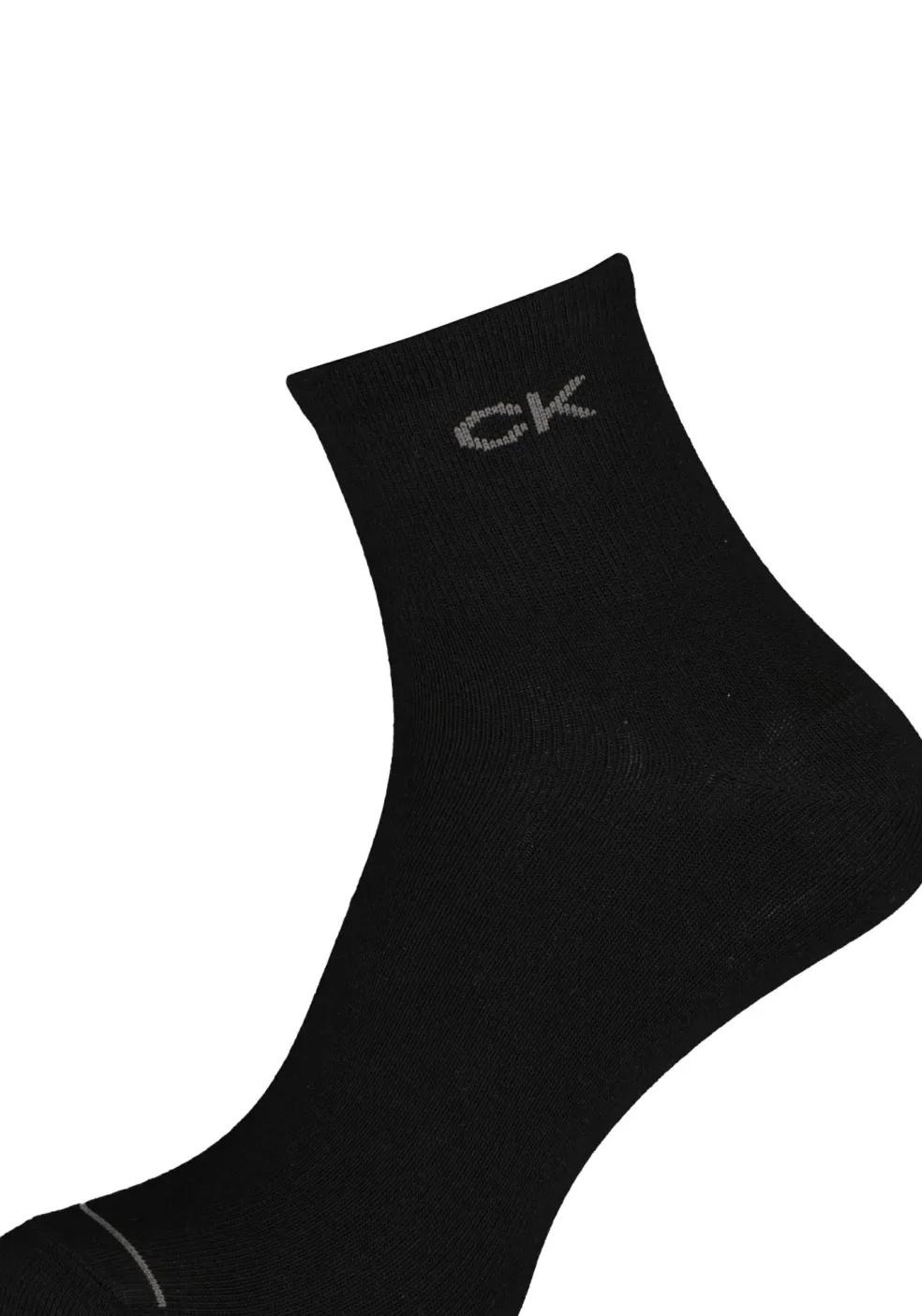 Calvin Klein herensokken Nick (3-pack), hoge enkelsokken, zwart