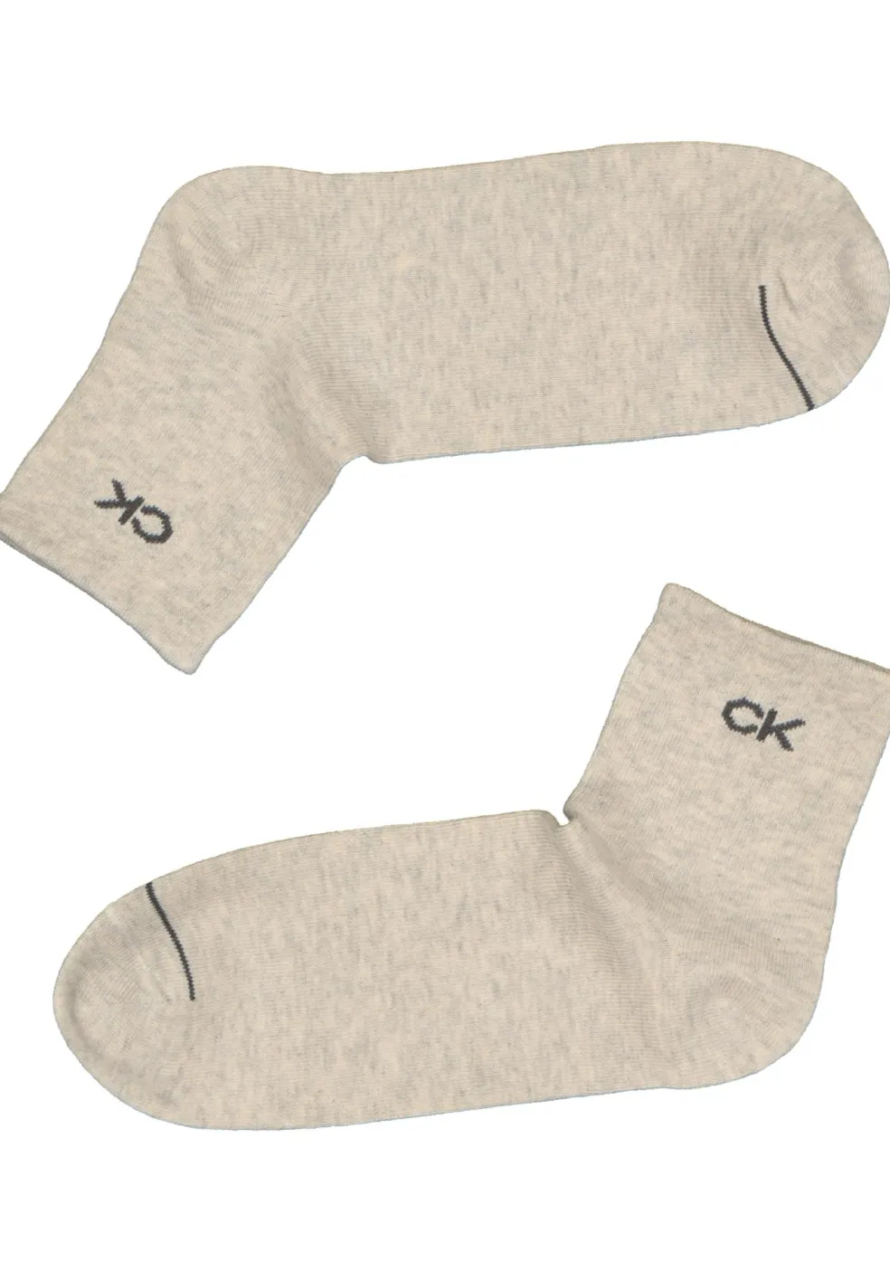 Calvin Klein herensokken Nick (3-pack), hoge enkelsokken, drie tinten grijs