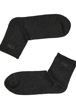 Calvin Klein herensokken Nick (3-pack), hoge enkelsokken, drie tinten grijs