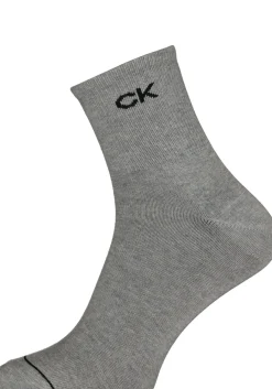 Calvin Klein herensokken Nick (3-pack), hoge enkelsokken, drie tinten grijs