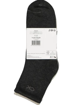 Calvin Klein herensokken Nick (3-pack), hoge enkelsokken, drie tinten grijs