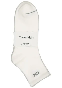 Calvin Klein herensokken Nick (3-pack), hoge enkelsokken, wit
