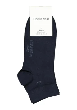 Calvin Klein herensokken Simon (2-pack), hoge enkelsokken, donkerblauw