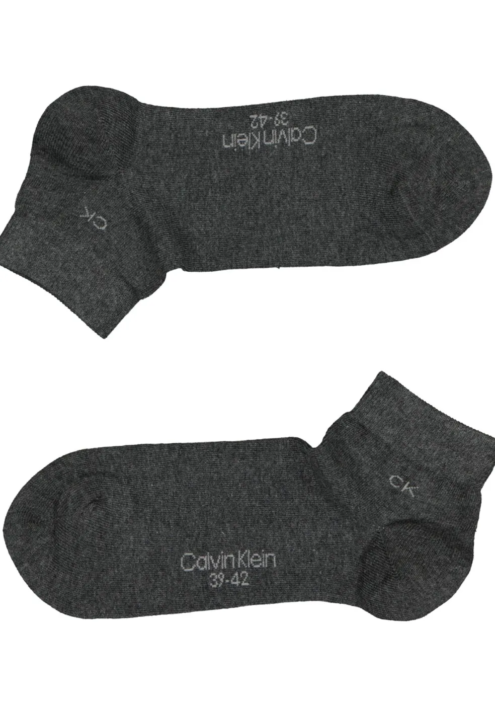Calvin Klein herensokken Simon (2-pack), hoge enkelsokken, antraciet grijs