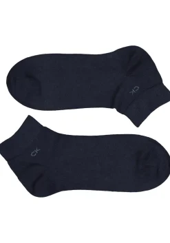 Calvin Klein herensokken Simon (2-pack), hoge enkelsokken, denim en donkerblauw