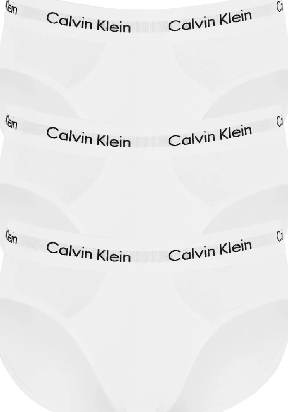 Calvin Klein hipster brief (3-pack), heren slips, wit