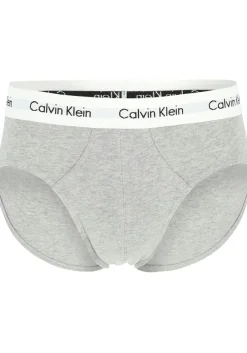 Calvin Klein hipster brief (3-pack), heren slips, zwart, wit, grijs met witte band