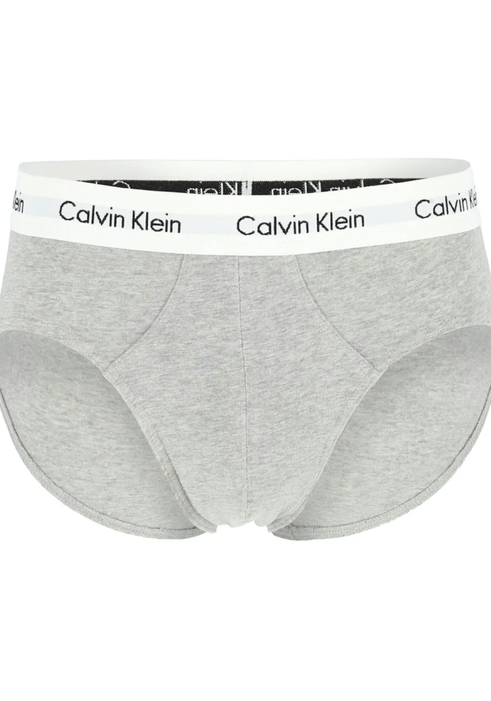 Calvin Klein hipster brief (3-pack), heren slips, zwart, wit, grijs met witte band