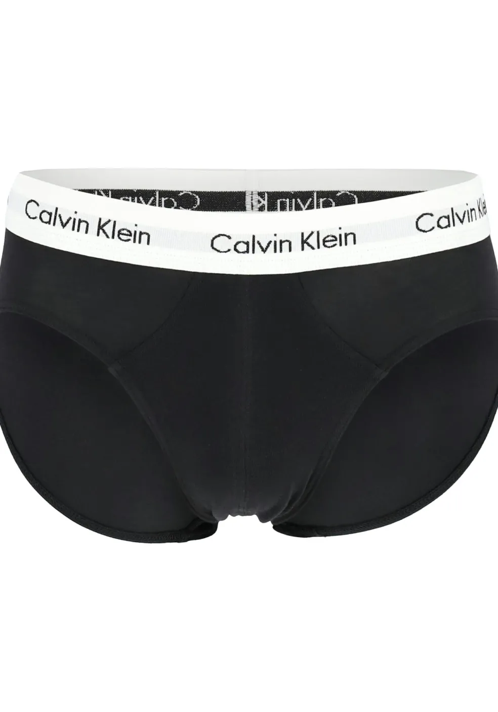 Calvin Klein hipster brief (3-pack), heren slips, zwart, wit, grijs met witte band