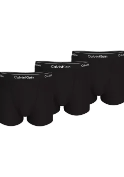 Calvin Klein Icon Cotton Stretch Trunks (3-pack), heren boxers normale lengte, zwart