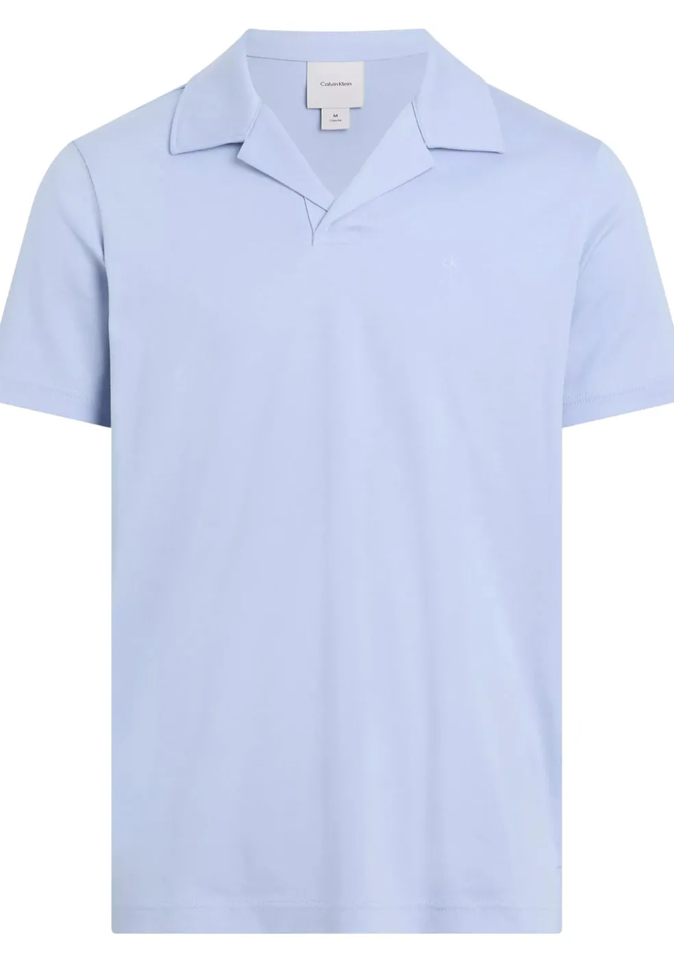 Calvin Klein Liquid Touch Slim Polo, heren poloshirt, blauw