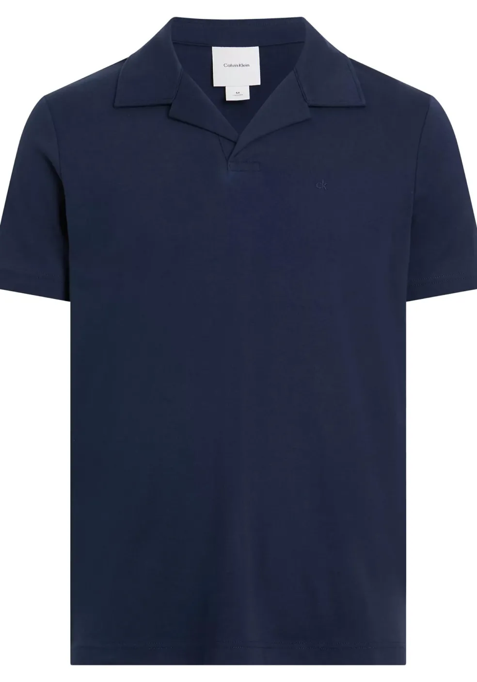 Calvin Klein Liquid Touch Slim Polo, heren poloshirt, donkerblauw