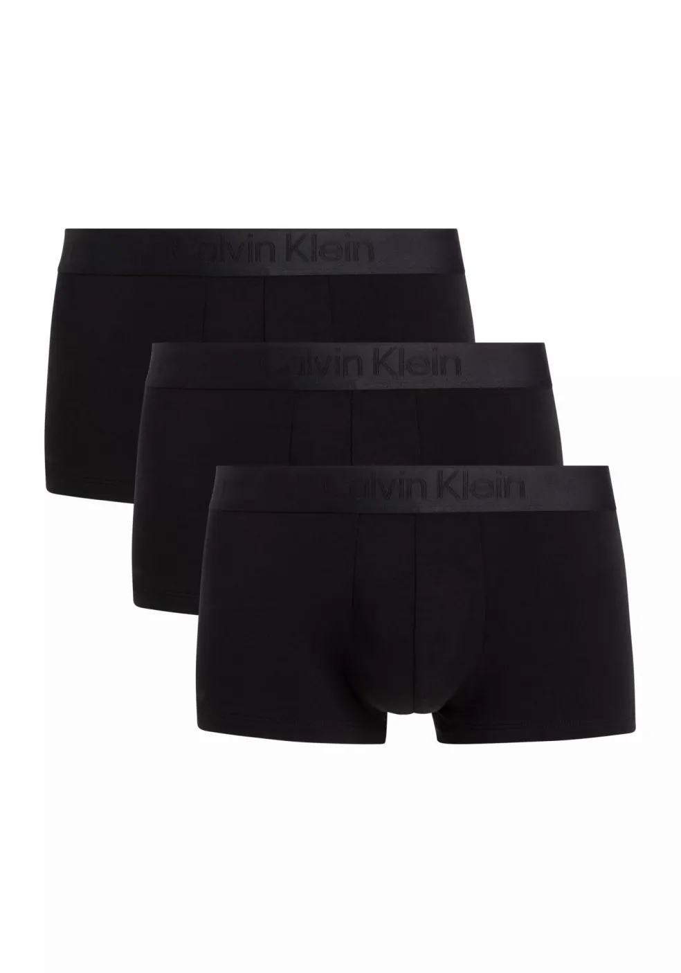 Calvin Klein Low Rise Trunks (3-pack), lage heren boxers kort, zwart