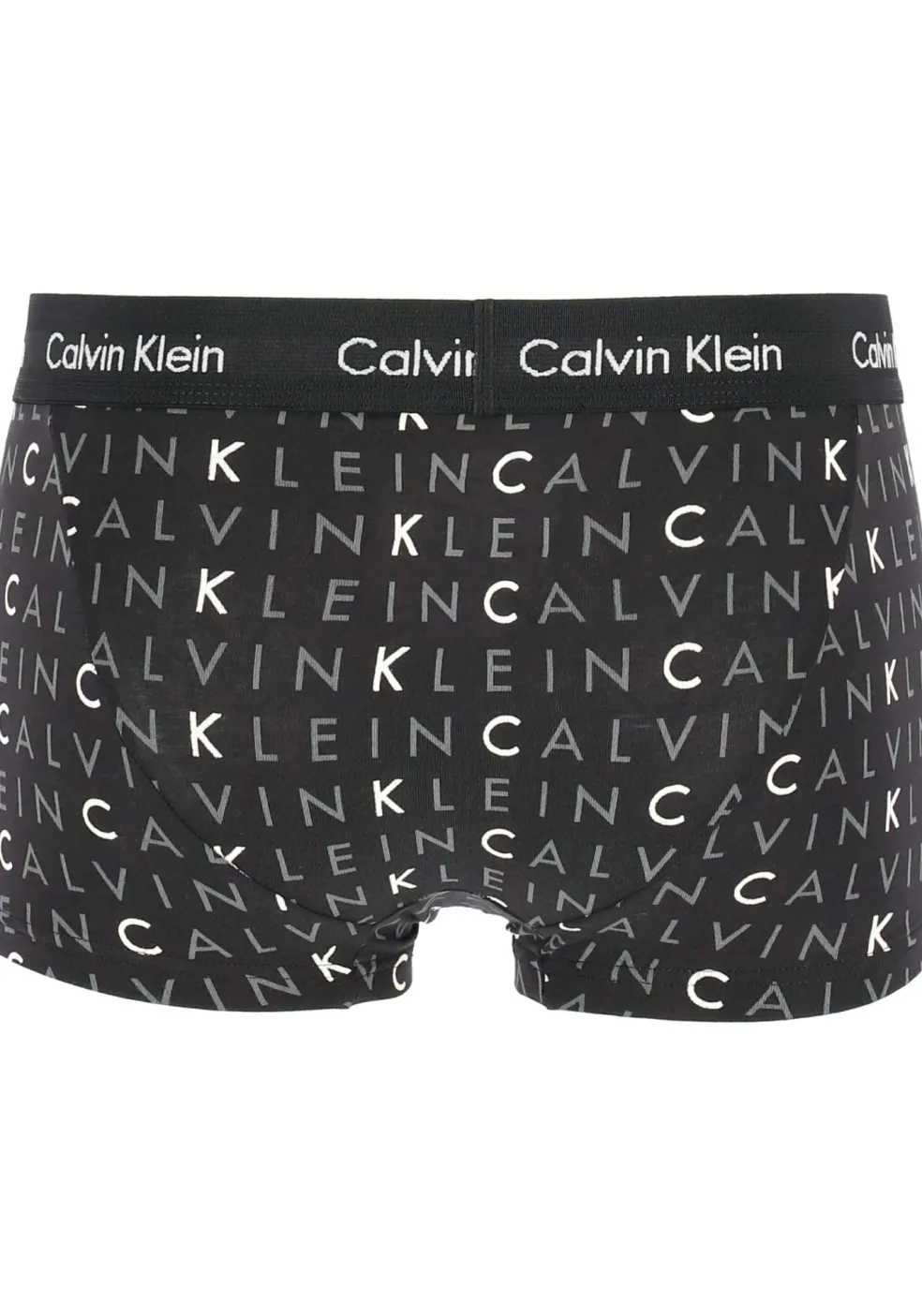 Calvin Klein low rise trunks (3-pack), lage heren boxers kort, zwart, grijs en logoprint