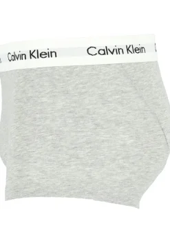 Calvin Klein low rise trunks (3-pack), lage heren boxers kort, grijs melange