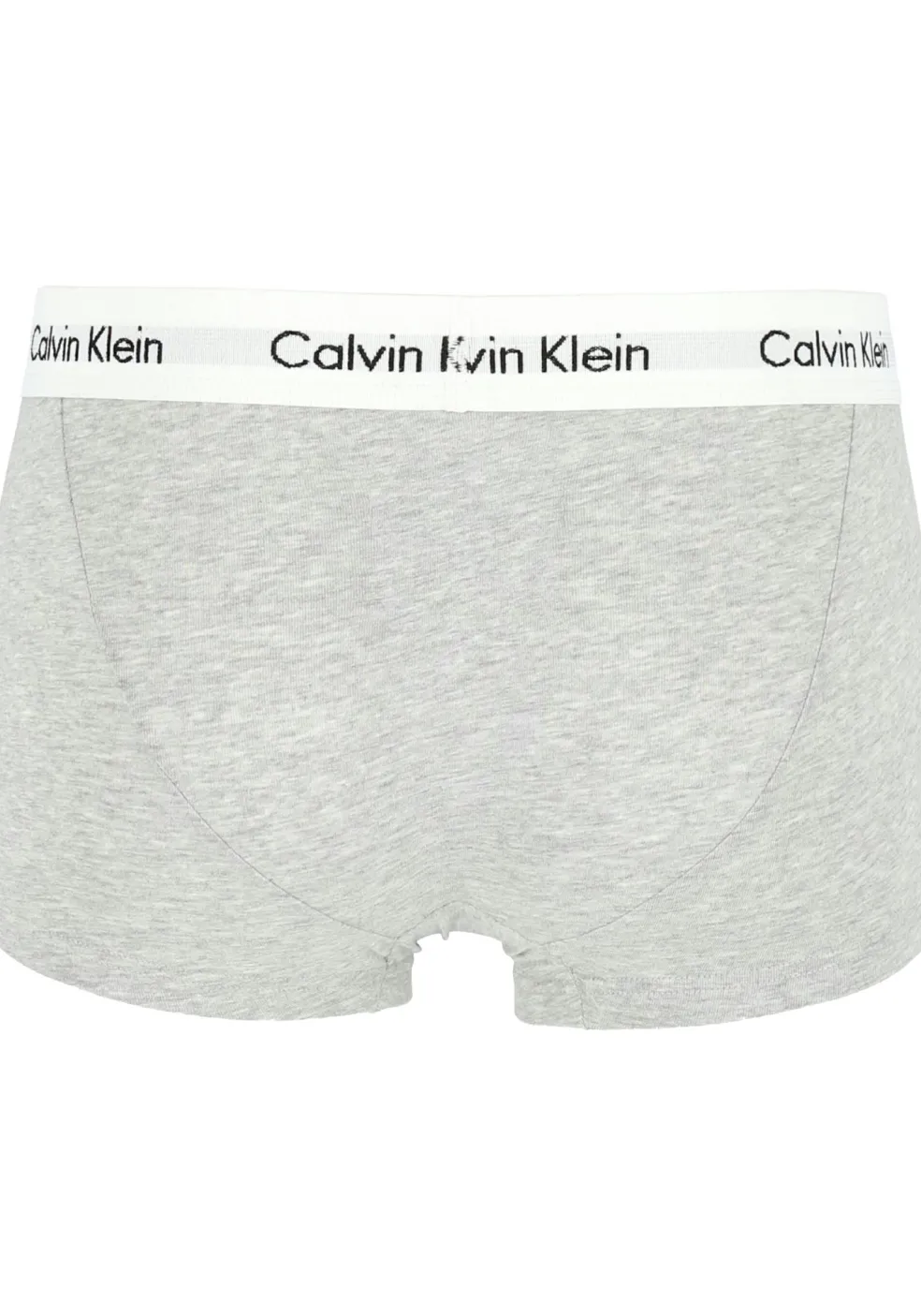 Calvin Klein low rise trunks (3-pack), lage heren boxers kort, grijs melange