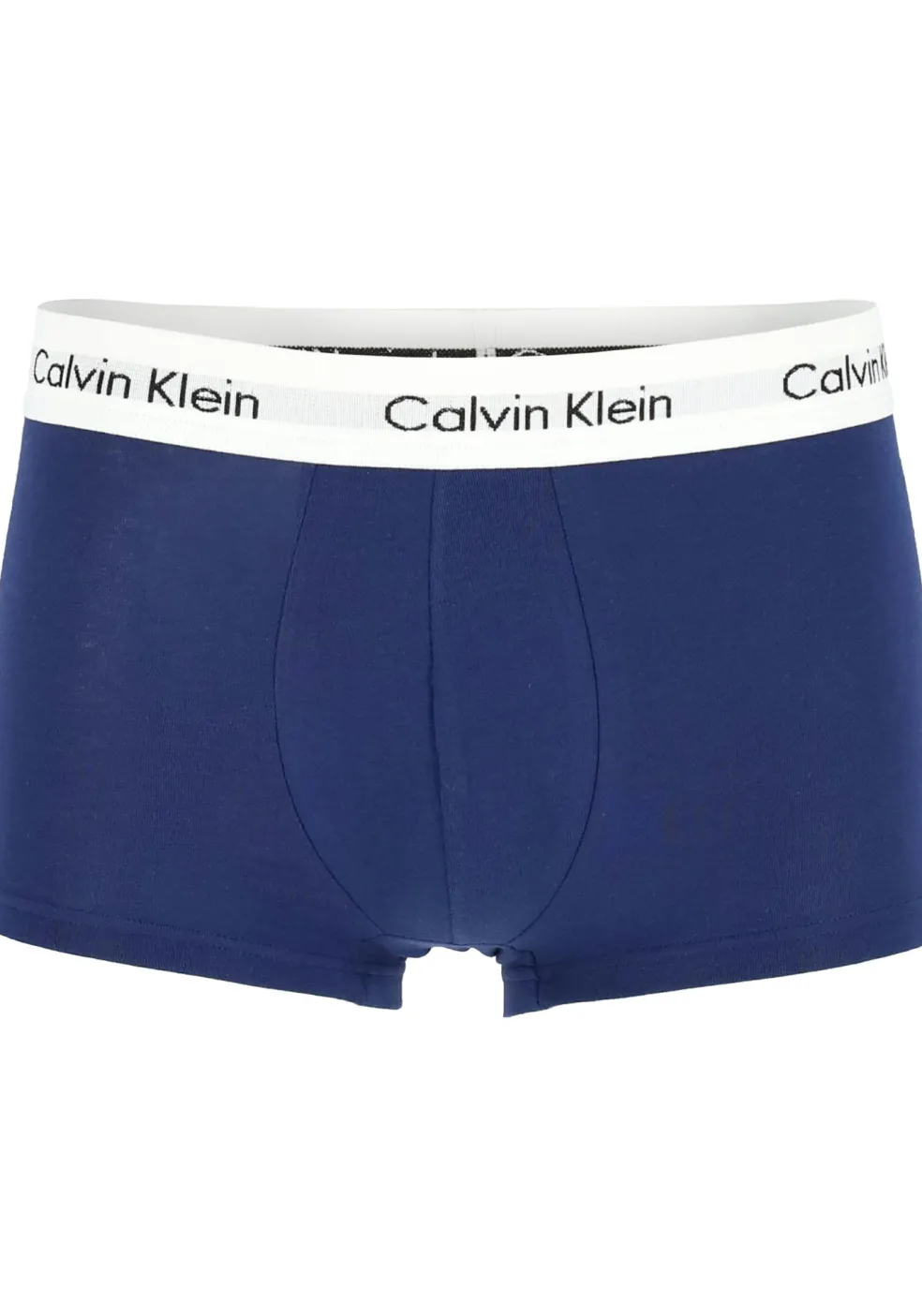 Calvin Klein low rise trunks (3-pack), lage heren boxers kort, rood, wit en blauw
