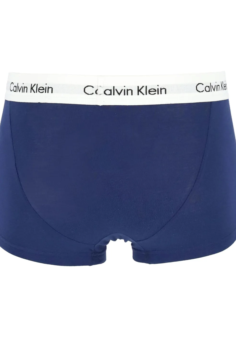 Calvin Klein low rise trunks (3-pack), lage heren boxers kort, rood, wit en blauw