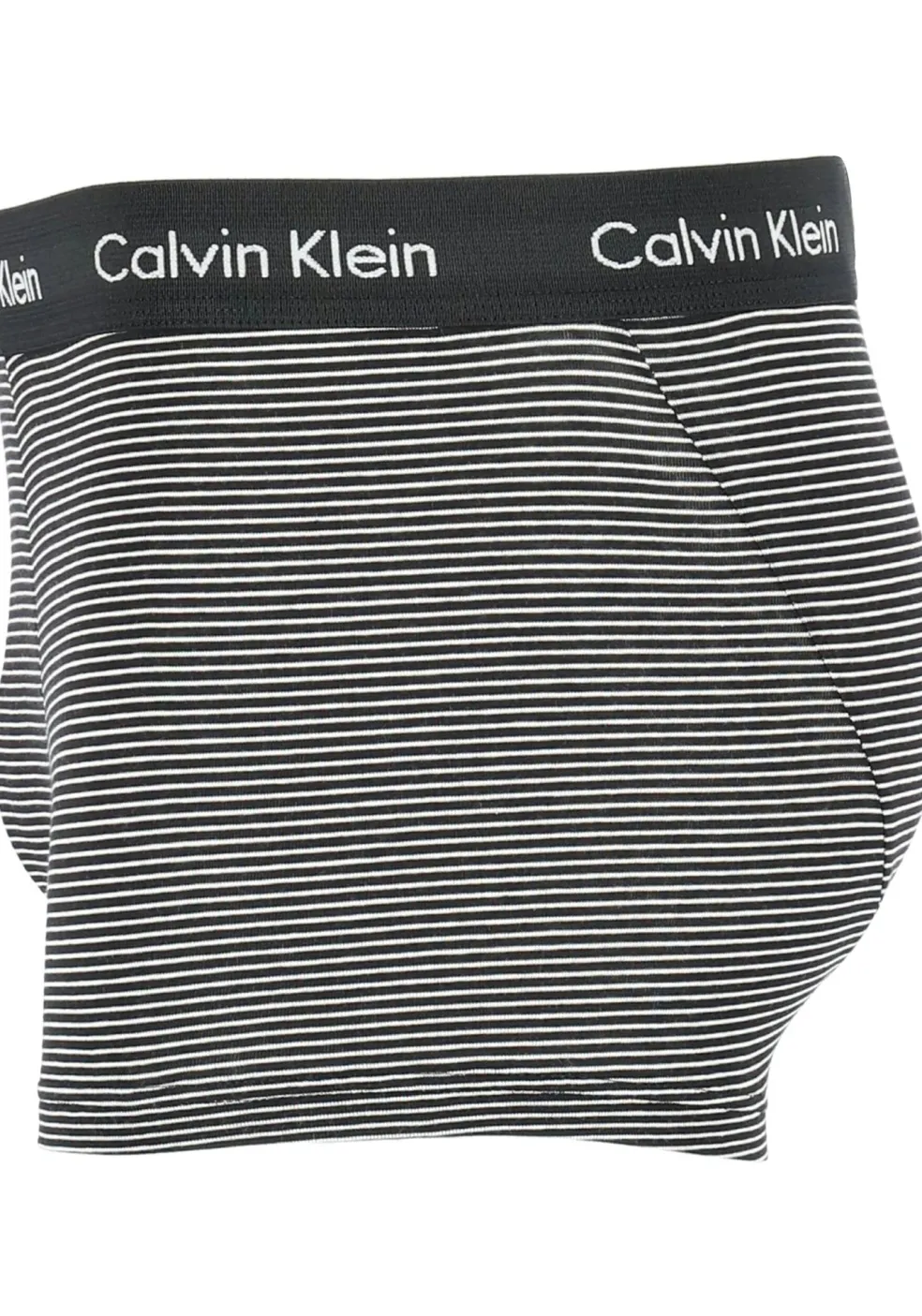 Calvin Klein low rise trunks (3-pack), lage heren boxers kort, zwart, wit en gestreept