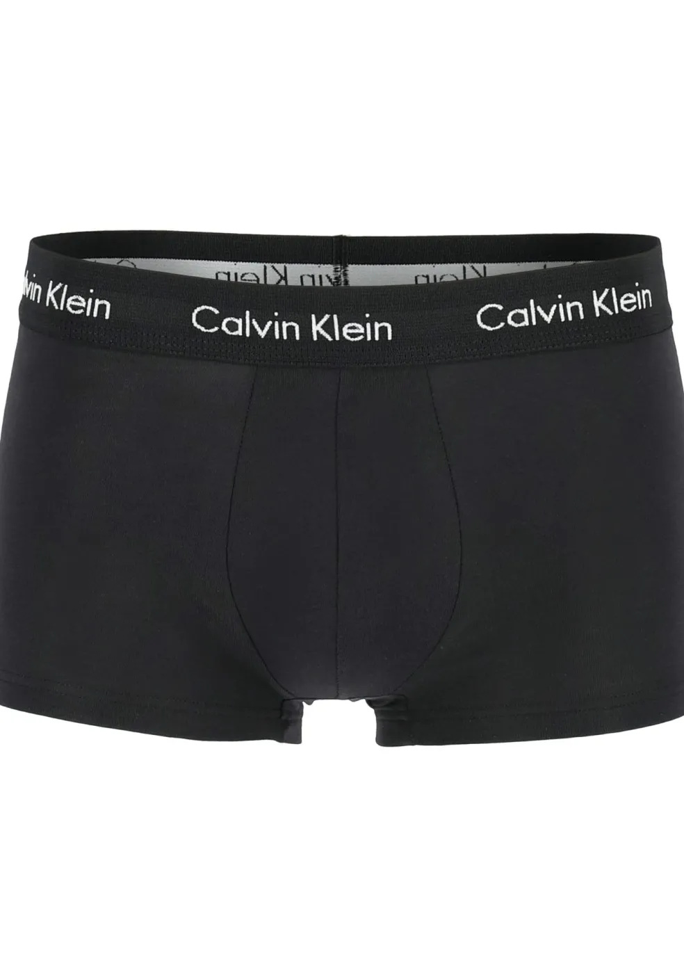 Calvin Klein low rise trunks (3-pack), lage heren boxers kort, zwart, wit en gestreept