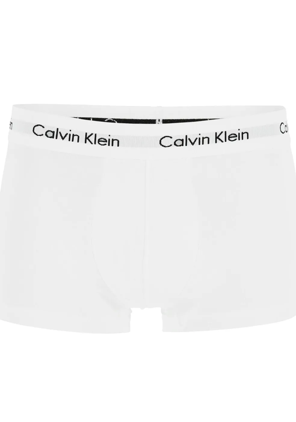 Calvin Klein low rise trunks (3-pack), lage heren boxers kort, zwart, wit en gestreept