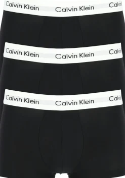Calvin Klein low rise trunks (3-pack), lage heren boxers kort, zwart