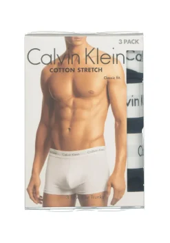 Calvin Klein low rise trunks (3-pack), lage heren boxers kort, zwart