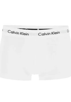 Calvin Klein low rise trunks (3-pack), lage heren boxers kort, wit