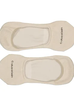 Calvin Klein Luca herensokken (2-pack), onzichtbare sneakersokken, beige