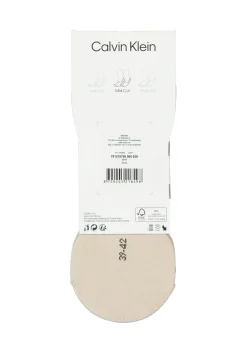 Calvin Klein Luca herensokken (2-pack), onzichtbare sneakersokken, beige