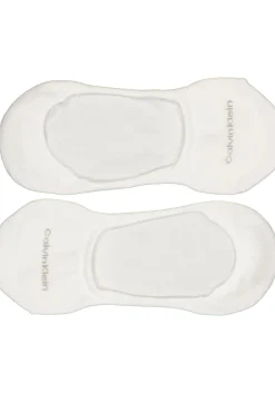 Calvin Klein Luca herensokken (2-pack), onzichtbare sneakersokken, wit