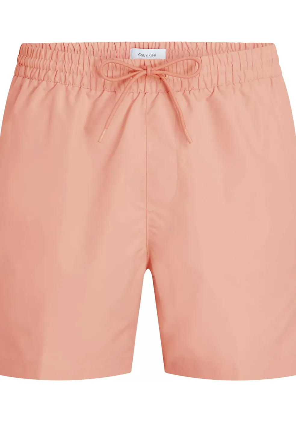 Calvin Klein Medium Drawstring swimshort, heren zwembroek, licht abrikooskleurig