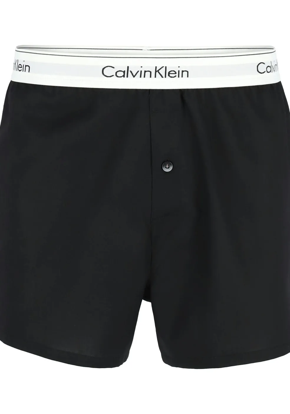 Calvin Klein Modern Cotton Slim Fit Boxer (2-pack), wijde boxers katoen, zwart