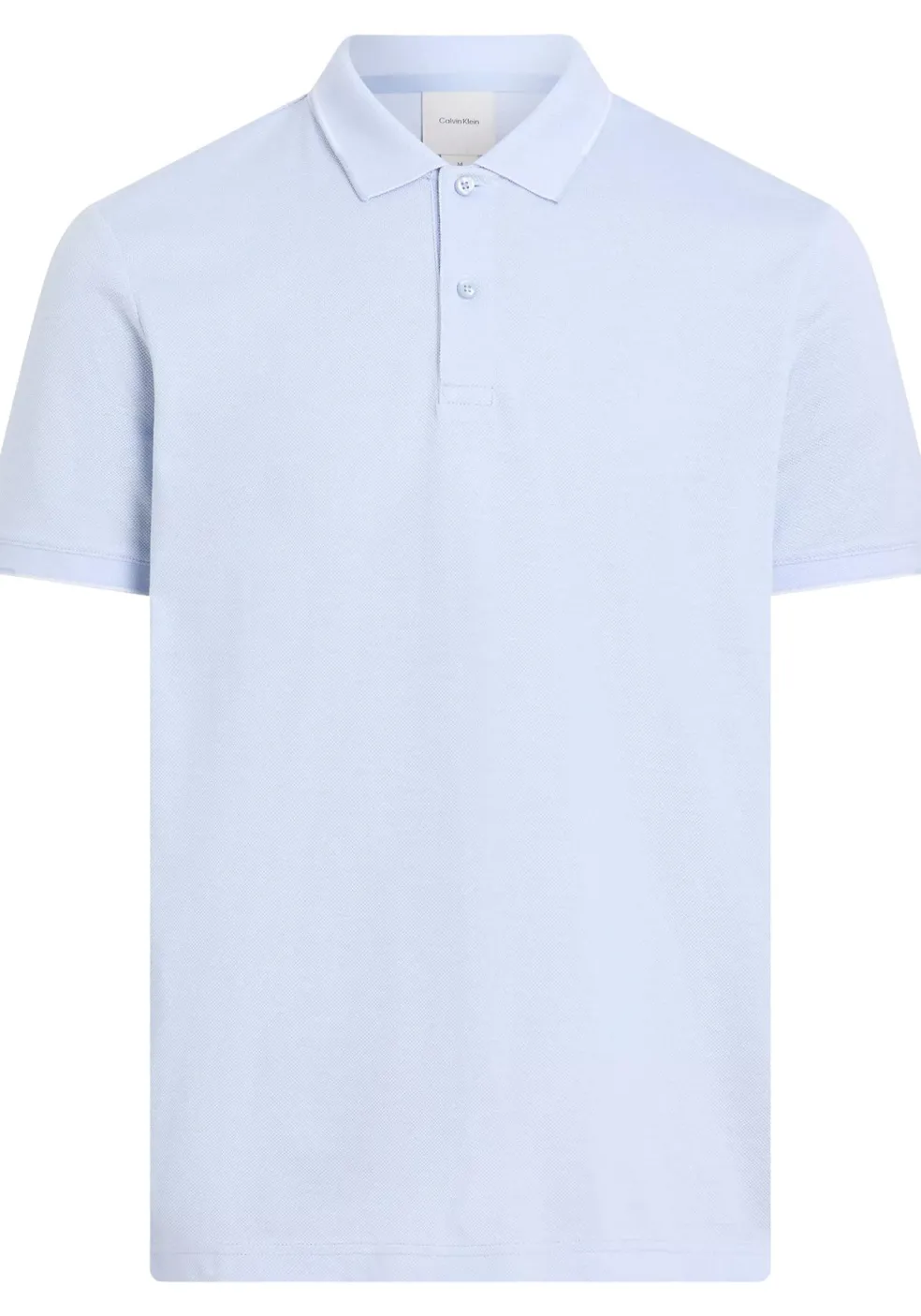 Calvin Klein Oxford Two Tone Regular Polo, heren poloshirt, blauw
