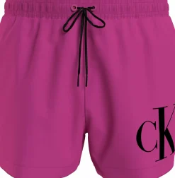 Calvin Klein Short Drawstring swimshort, heren zwembroek, fuchsia roze